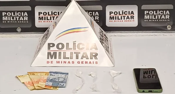 PM apreende drogas em Divinópolis