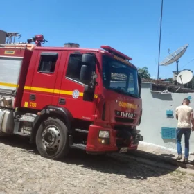 Residência pegou fogo no bairro Afonso Pena