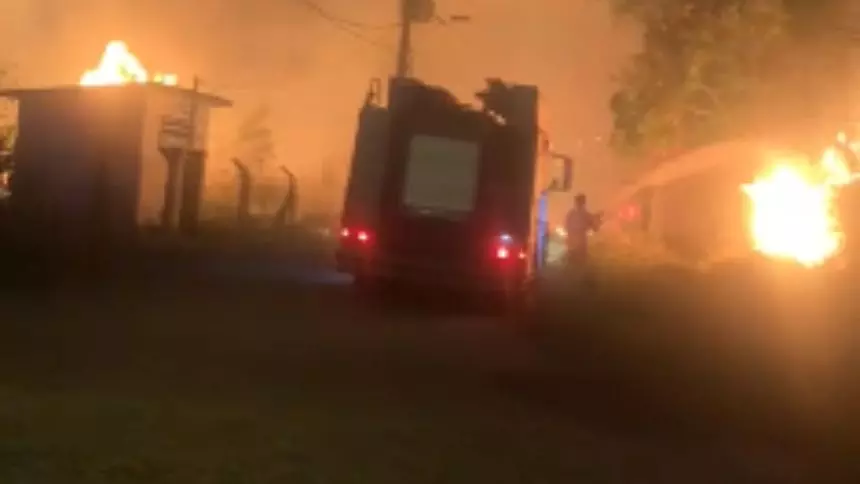 Incêndio no São Luiz queima o equivalente a 31 campos de futebol