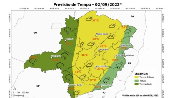 Previsão do Tempo para Divinópolis