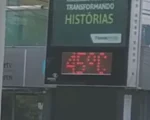 Term&ocirc;metro no Bom Pastor registra 45&ordm;C