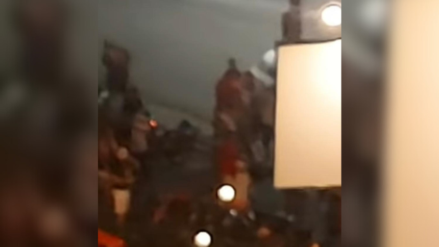 Briga generalizada no bar 'Varandinha' termina em bombas de gás lacrimogêneo