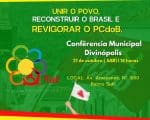 PC do B realiza confer&ecirc;ncia municipal em Divin&oacute;polis com tema elei&ccedil;&otilde;es municipais