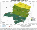 Previs&atilde;o do tempo para Divin&oacute;polis aponta possibilidade de mais chuva nesta sexta-feira (13)