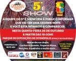 Primeira edi&ccedil;&atilde;o do 5&ordf; &eacute; Show movimenta o Parque de Exposi&ccedil;&otilde;es de Divin&oacute;polis