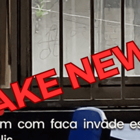 Fake news: é falsa a informação de que homem com faca invadiu escola de Divinópolis