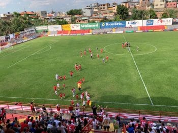 O Guarani venceu o Tr&ecirc;s Cora&ccedil;&otilde;es neste s&aacute;bado(14) jogando no Fari&atilde;o