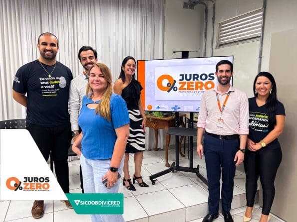 Lideranças do Sicoob Divicred participam do lançamento do programa “Juros Zero”