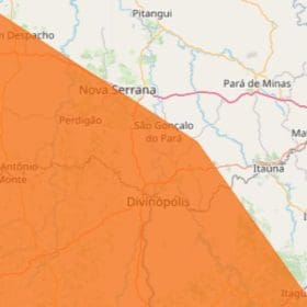 Inmet alerta para risco de tempestades e granizo em Divinópolis e região Centro-Oeste