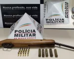 Santo Ant&ocirc;nio do Monte: Militares apreendem arma de fogo e muni&ccedil;&otilde;es