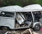 Motoristas morrem após bater de frente