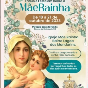 Divin&oacute;polis celebra a M&atilde;e Rainha