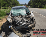 Um acidente aconteceu na rodovia BR 494, no km 43, em São Sebastião do Oeste. O incidente envolveu um veículo Honda/Fit, que era conduzido por um homem de 59 anos.