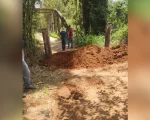 Ponte utilizada no lugar da que caiu em Igaratinga corre risco de desabar