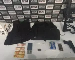 Carmo do Cajurú: PM apreende drogas e réplicas de armas com envolvidos no tráfico de drogas