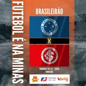 Mais uma final para a Raposa e mais um cl&aacute;ssico nacional. Cruzeiro x Internacional. A Minas FM transmite.