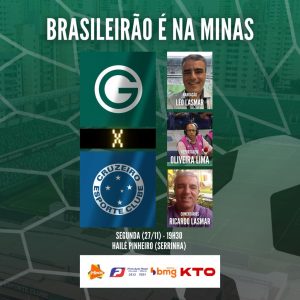 Mais uma final e n&atilde;o pode perder ponto. Goi&aacute;s x Cruzeiro. A Minas FM transmite