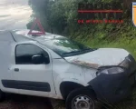 Ita&uacute;na: Motorista desvia de &aacute;rvore na pista e capota ve&iacute;culo na MG-050