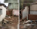 Casa que era usada para uso de drogas desaba em Itaúna