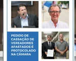 Pedido de cassa&ccedil;&atilde;o de vereadores afastados &eacute; protocolado na c&acirc;mara
