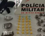 PM recupera moto furtada e prende mulher com drogas em Nova Serrana
