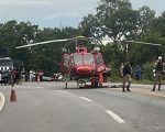 Grave acidente deixa cinco feridos na MG-050; criança foi resgatada de helicóptero