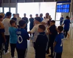 Delega&ccedil;&atilde;o uniformizada, passagem na m&atilde;o e destino j&aacute; definido. Lisboa Portugal. Pa&iacute;s sede da Ibercup 2023. Na mala muita ansiedade.