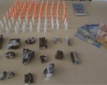 Lagoa da Prata: PM apreende tabletes de maconha e mais de 70 pinos de coca&iacute;na