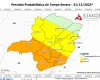 Previsão de chuva em Divinópolis na virada do ano