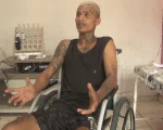 Luis foi v&iacute;tima de um acidente registrado na avenida Primeiro de Junho, no Centro de Divin&oacute;polis, no dia 24 de novembro. Ele &eacute; entregador de um aplicativo de comida e estava na rua, trabalhando, no momento em que um carro freou inesperadamente e ele bateu na traseira do ve&iacute;culo.