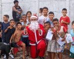 Ação Solidária de Natal beneficia bairros carentes em Boa Esperança
