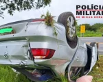Pedra do Indai&aacute;: Acidente de carro deixa um homem gravemente ferido