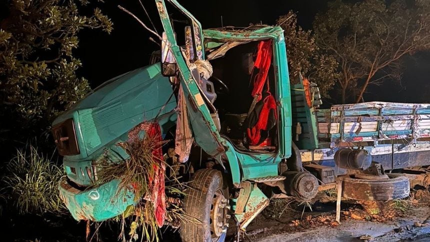 Formiga: Caminh&atilde;o tomba e motorista morre na BR-354