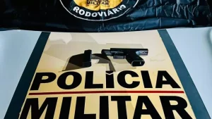 PMR apreende arma de fogo durante operação na MG-050 em Conceição do Pará