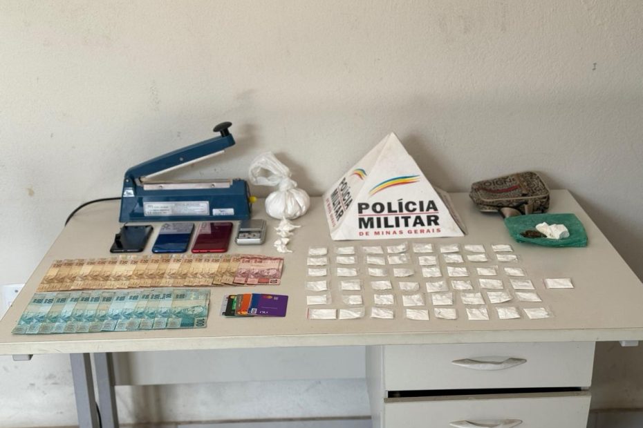 Formiga: Casal &eacute; preso com grande quantidade de drogas