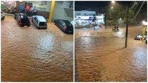 Chuva forte causa alagamento em Ipatinga, confira o V&Iacute;DEO