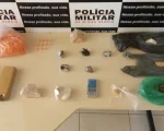 PM cumpre mandado de busca e apreens&atilde;o e localiza drogas em resid&ecirc;ncia de Lagoa da Prata