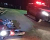 Motociclista foge de abordagem policial e atropela pedestre em Conceição do Pará