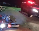 Motociclista foge de abordagem policial e atropela pedestre em Conceição do Pará