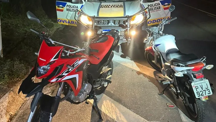 Perdigão: PMR prende dupla por furto e clonagem de motocicletas