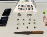 Nova Serrana: Dupla é detida com tabetes de maconha e papelotes de haxixe