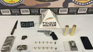 Divinópolis: Jovem é preso com drogas e munições no bairro Orion