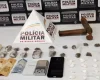 Drogas são apreendidas em casa abandonada no Belvedere em Divinópolis; dupla é detida
