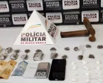 Drogas são apreendidas em casa abandonada no Belvedere em Divinópolis; dupla é detida
