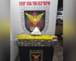 Polícia apreende 100 barras de maconha que seriam entregues em Divinópolis