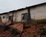 Divin&oacute;polis: Parte de resid&ecirc;ncia desaba no S&atilde;o Roque; 4 pessoas ficam desabrigadas