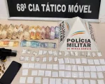 Rapaz acusado de fazer delivery de drogas é preso em Nova Serrana