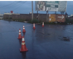 Avenida Paran&aacute;, em Divin&oacute;polis, segue interditada
