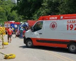 Motociclista fica gravemente ferido em acidente com caminhão em Pitangui