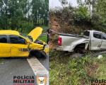 Acidente na MG-050 deixa cinco pessoas feridas